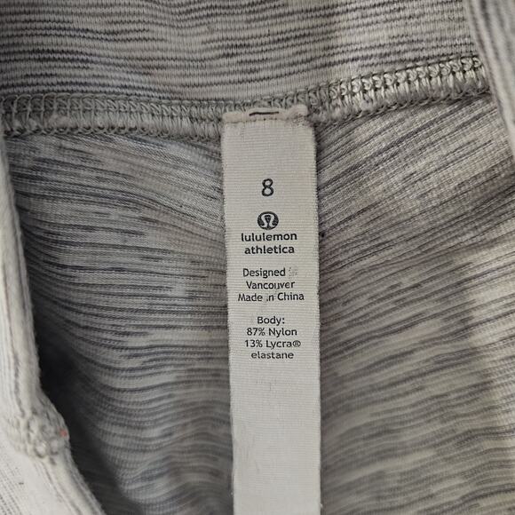 LULULEMON Wunder Leggings Under Women's Size 8 Heathered Gray Slate - Picture 4 of 4